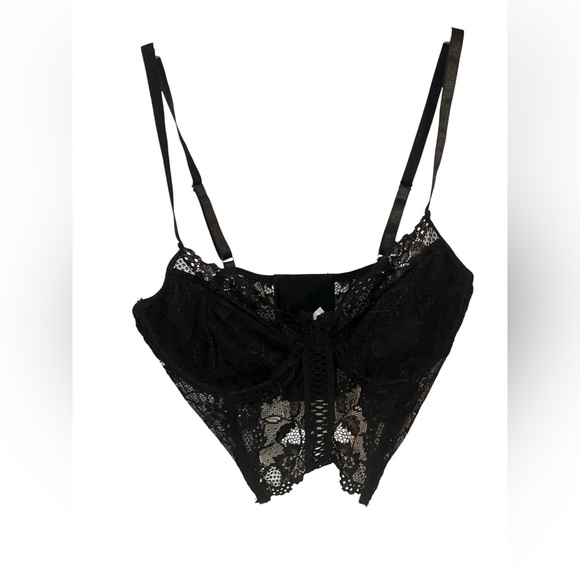 Elegant Black Lace corset - Picture 1 of 2